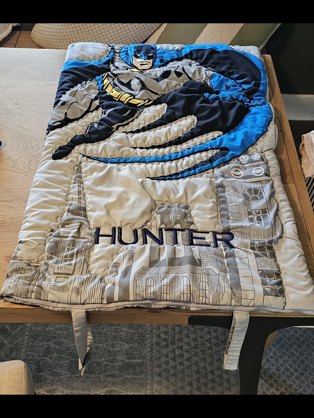 Pottery Barn Kids- Batman Sleeping Bag- Hunter